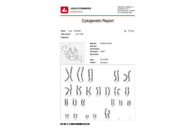 Cytogenetic Report image