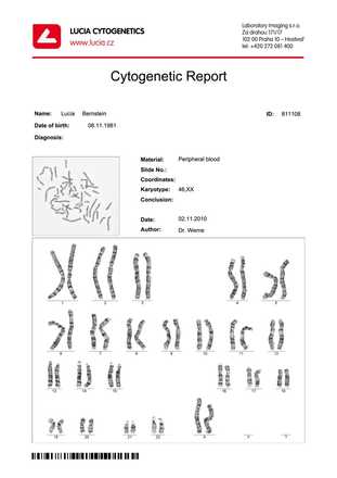 Cytogenetic Report image