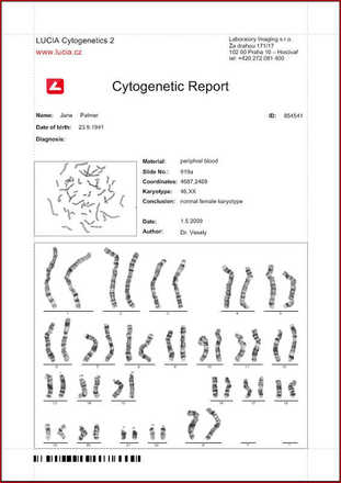 Hotová zpráva pro karyotypování image