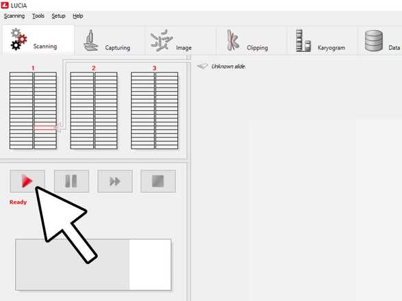 One click to start scanning image